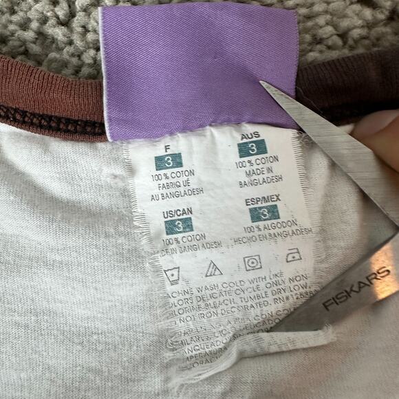 VINTAGE Emerson Street Shirt Womens 3XL White Workout Queen Oversized - Picture 5 of 12